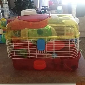 Tiny tales hamster start up cage and ball plus foo
